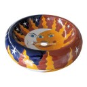 Talavera Round Vessel Sink Donut Eclipse 2